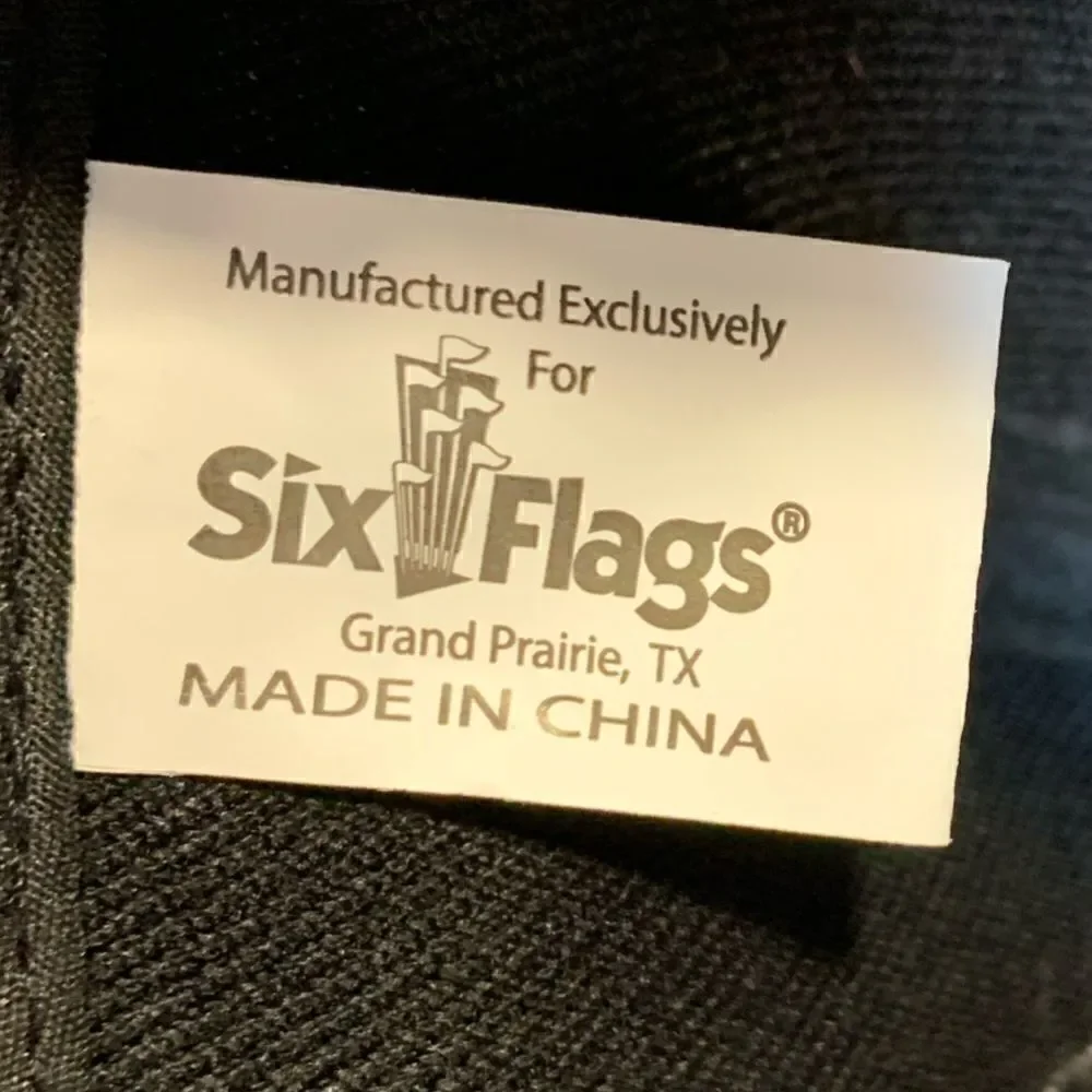 Six Flags Dia De Muertos Pink Skull Cap …